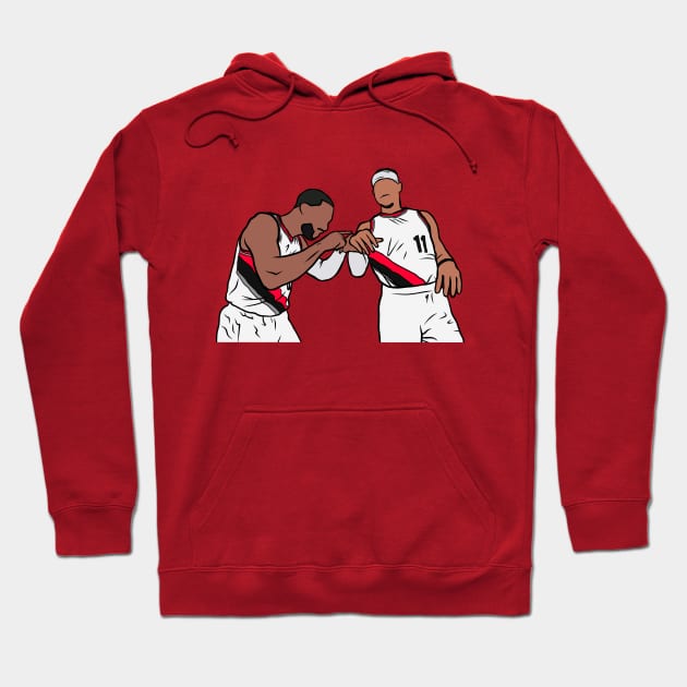 Dame Checks Josh Hart's Watch Hoodie by rattraptees